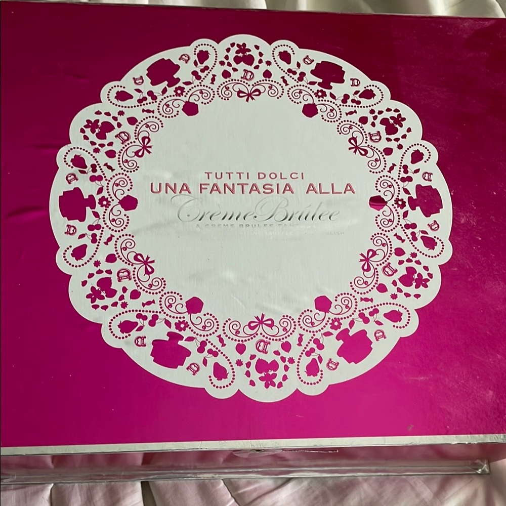 Pink and White Decorative Box